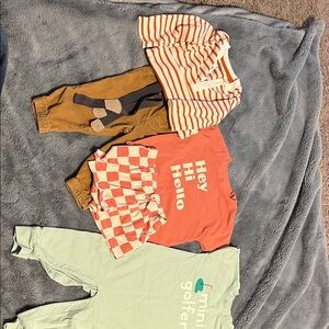 Cat & Jack Mint Green 'Mini Golfer' Footie